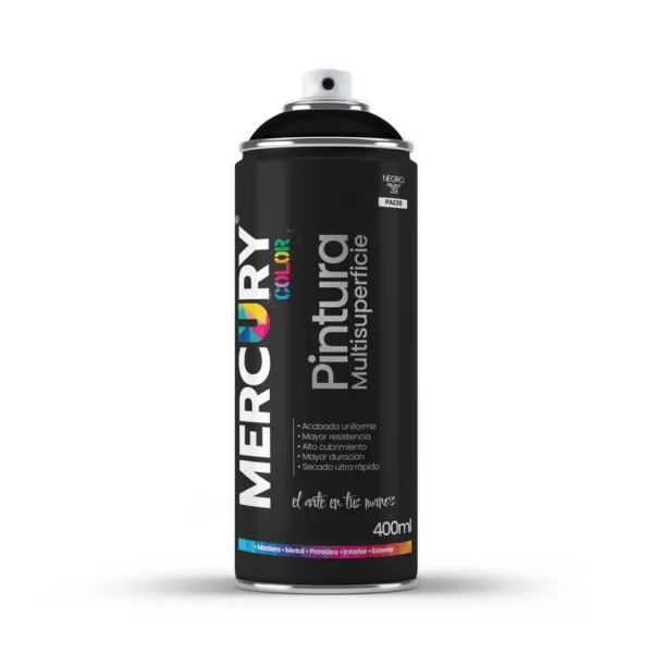 AEROSOL MERCURY 39 NEGRO BRILLANTE
