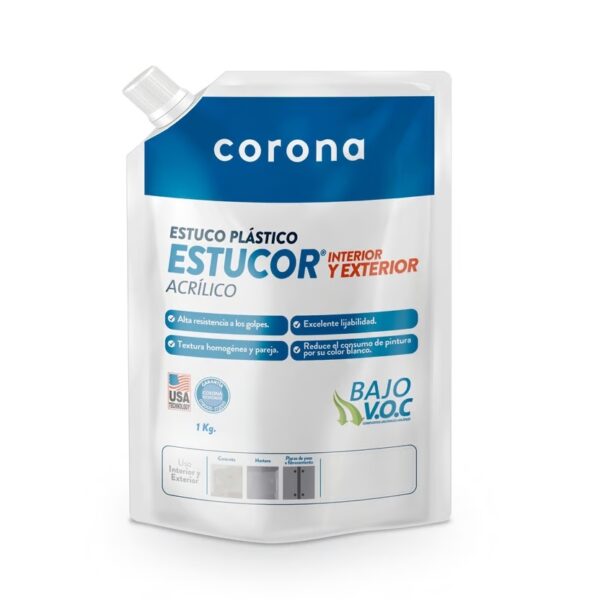 ESTUCO ACRILICO INTERIOR BOLSA X 1 KG